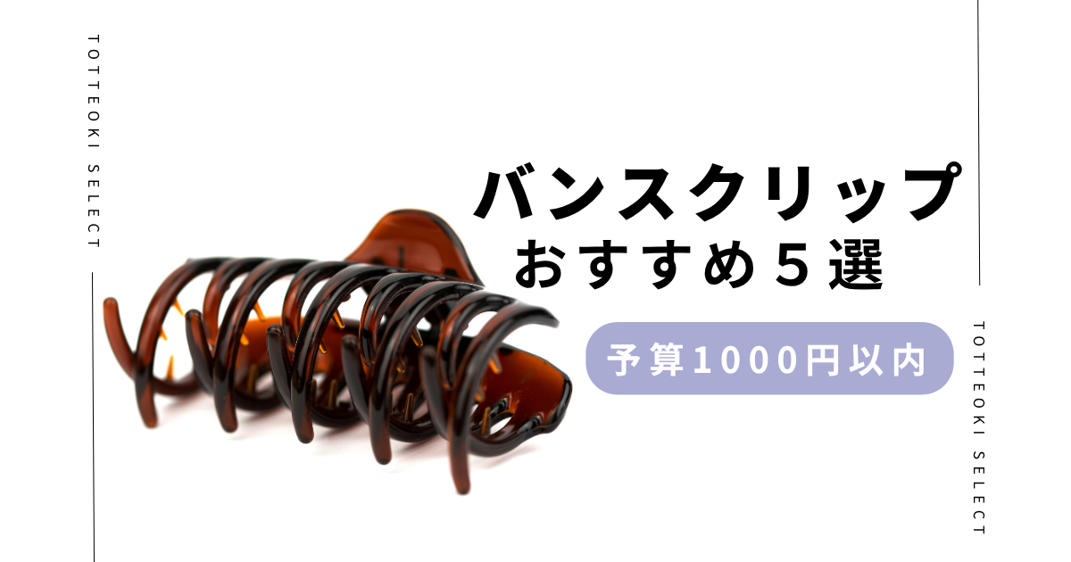 000円以内バンスクリップ